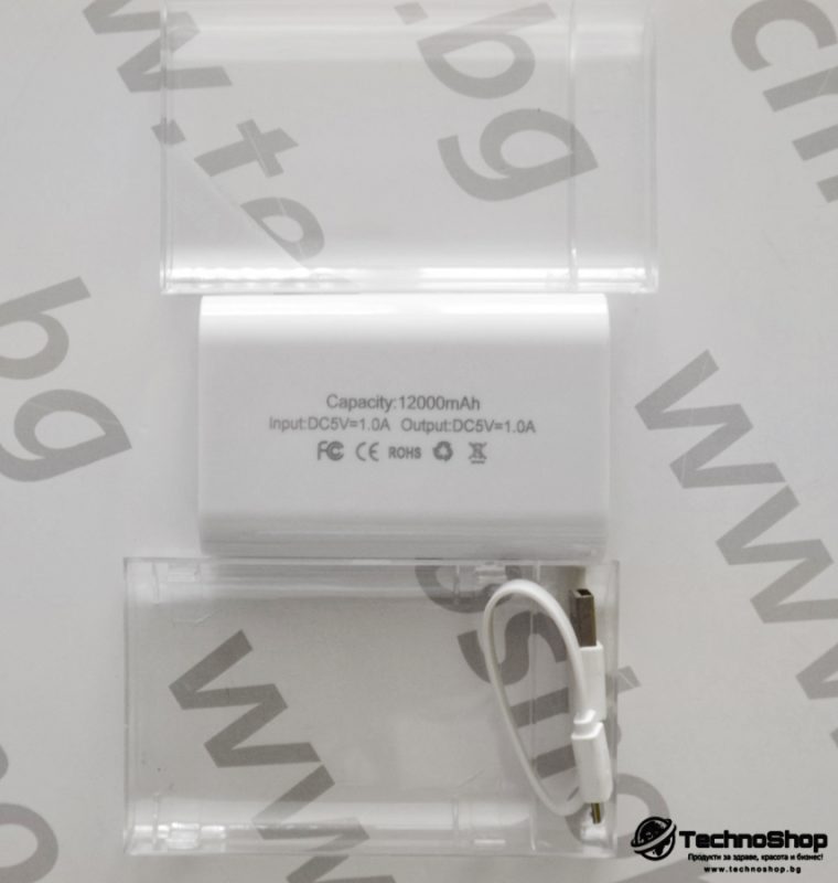 Външна батерия за телефони и периферия Power bank 12000mAh