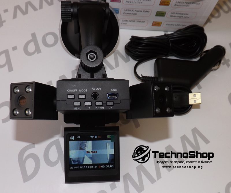 DVR Видео регистратор с 2 камери