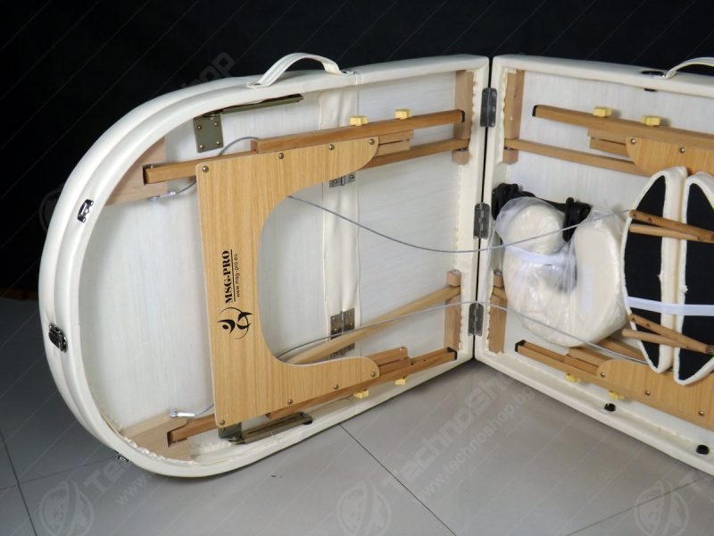 Трисекторна дървена овална кушетка