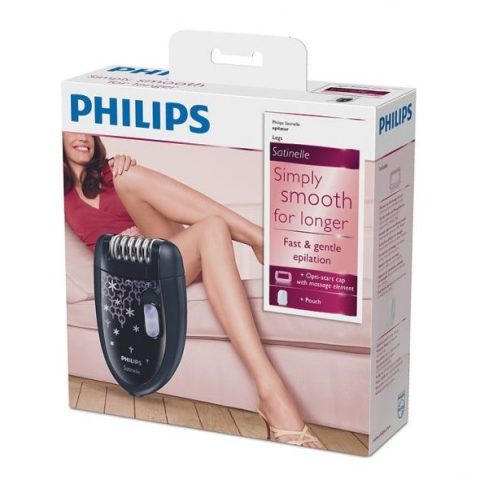 Епилатор Satinelle Legs, Black, Philips - HP6422/01 – снимка 3