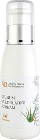 СЕБУМРЕГУЛИРАЩ КРЕМ ЗА МАЗНА И КОМБИНИРАН ТИП КОЖА "VB collagena clinic & Aloe professional"