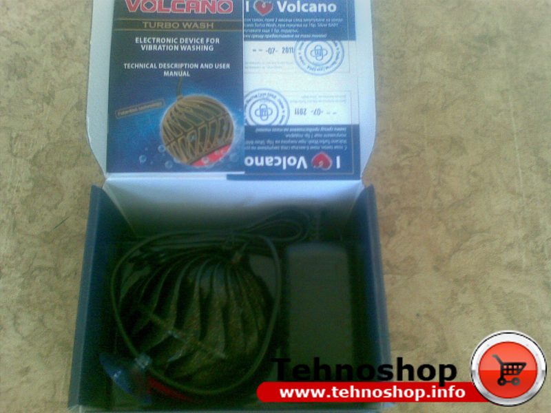 ВИБРАЦИОННА ПЕРАЛНЯ "VOLCANO turbo wash ®" - електронен уред за вибрационно пране – снимка 2