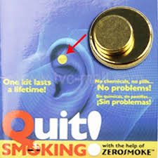ZEROSMOKE - ОТКАЖИ ЦИГАРИТЕ! 2 МОЩНИ МАГНИТА ЗА АКУПРЕСУРА НА УХОТО.