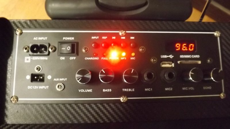 "MBA S-10 + " - КАРАОКЕ ТОНКОЛОНА С РАДИО. С БЕЗЖИЧЕН МИКРОФОН, ДИСТАНЦИОННО, ВГРАДЕН АКУМУЛАТОР и МП3 - ОТ SD КАРТА ИЛИ ФЛАШКА