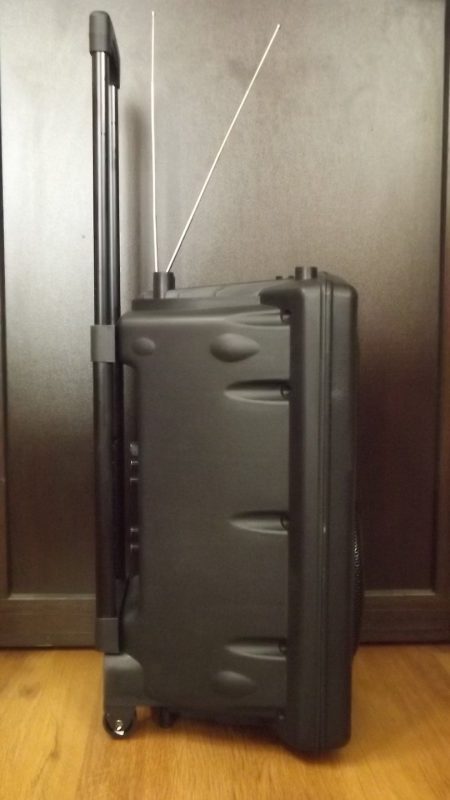 КАРАОКЕ ТОНКОЛОНА "LY-12" - С FM ТУНЕР, BLUETOOTH, 2  БЕЗЖИЧЕН МИКРОФОН, ДИСТАНЦИОННО, ВГРАДЕН АКУМУЛАТОР и MP3 - ОТ SD КАРТА ИЛИ ФЛАШКА