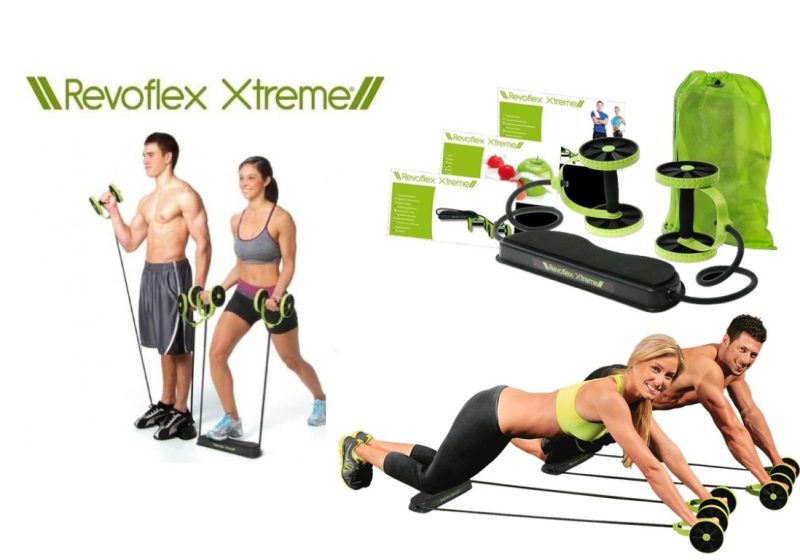 ФИТНЕС УРЕД REVOFLEX XTREME ("MULTI FLEX PRO") - С ЛАСТИЦИ И КОЛЕЛА – снимка 3